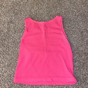 Pink tank top